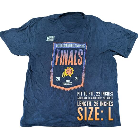 Vintage Tees - NBA Phoenix Suns 2021 Western Conference Finals Graphic Tee*SZ L - Picture 3 of 5